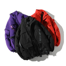 Winter Men Plain Custom Logo Fashion Outdoor Hoody Padding Bomber Jacket
